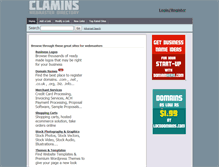 Tablet Screenshot of clamins.com
